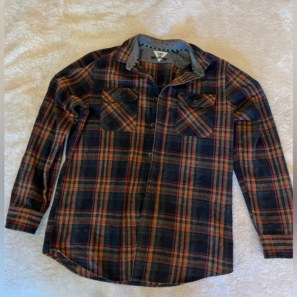 Men’s large plaid Vissla flannel